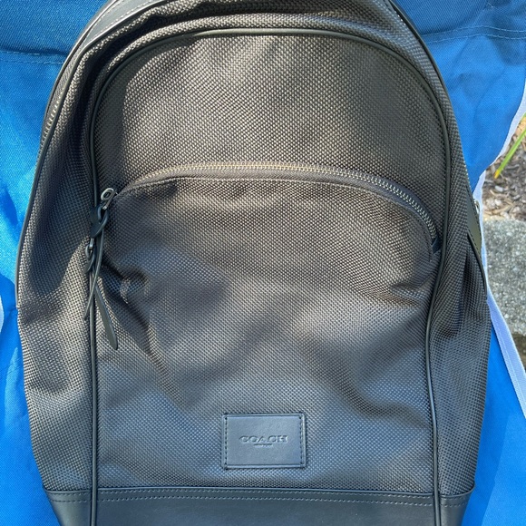 Coach Black Commuter/Travel Backpack NWT - Picture 5 of 7